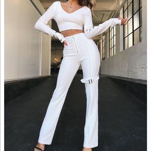 Tiger mist white two piece set